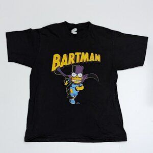 The Simpsons 2016 Bartman Graphic T-Shirt Black Matt Groening Large